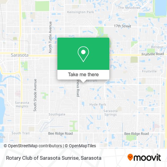 Mapa de Rotary Club of Sarasota Sunrise