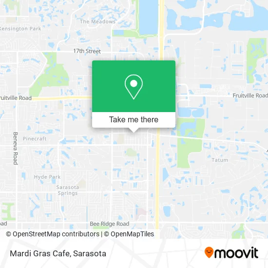 Mardi Gras Cafe map