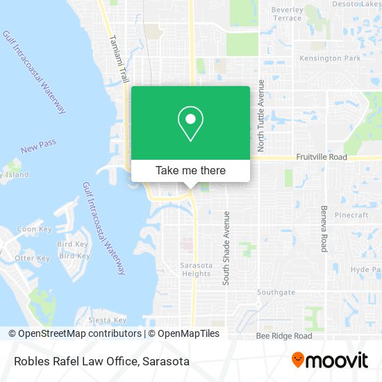Mapa de Robles Rafel Law Office