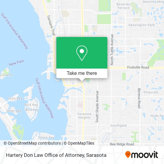 Mapa de Hartery Don Law Office of Attorney