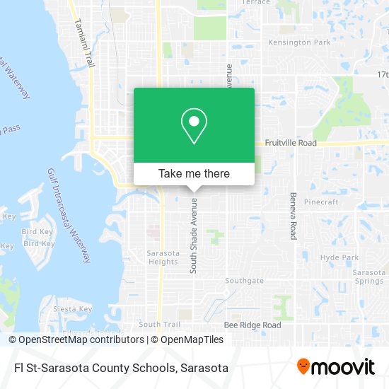 Fl St-Sarasota County Schools map