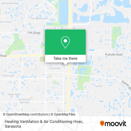 Heating Ventilation & Air Conditioning Hvac map