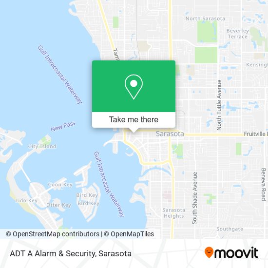 Mapa de ADT A Alarm & Security