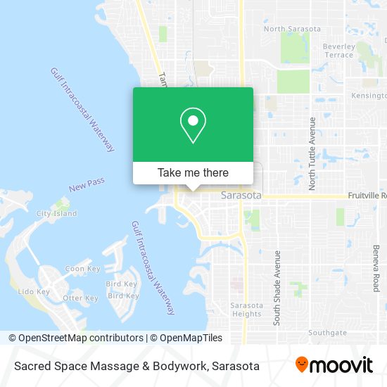 Sacred Space Massage & Bodywork map