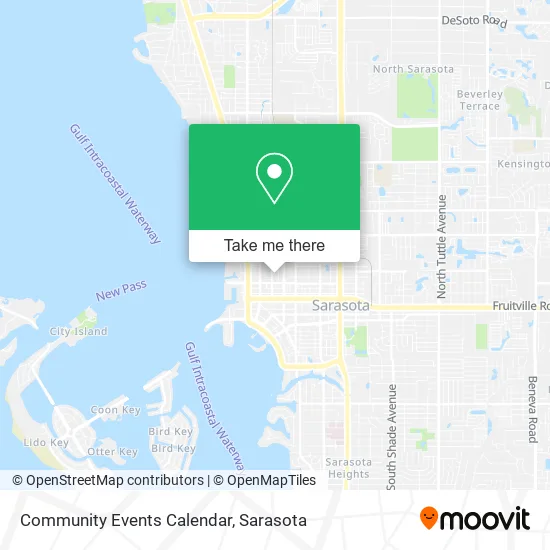 Community Events Calendar map