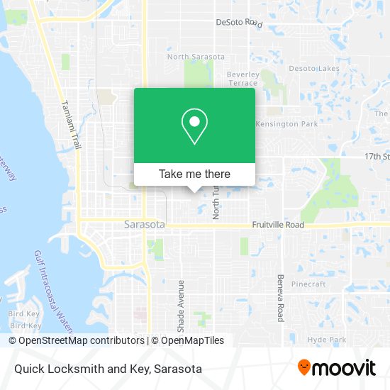 Quick Locksmith and Key map