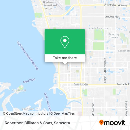 Mapa de Robertson Billiards & Spas