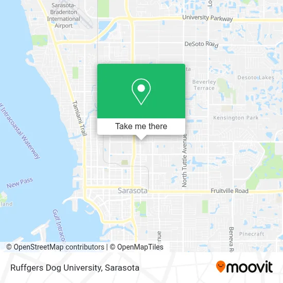 Ruffgers Dog University map