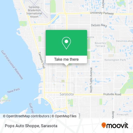 Mapa de Pops Auto Shoppe