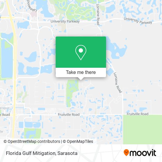 Florida Gulf Mitigation map