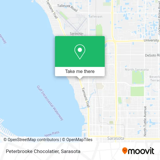 Peterbrooke Chocolatier map