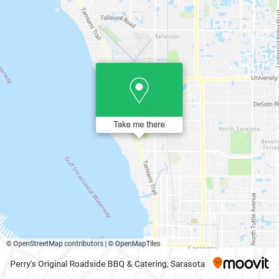Perry's Original Roadside BBQ & Catering map