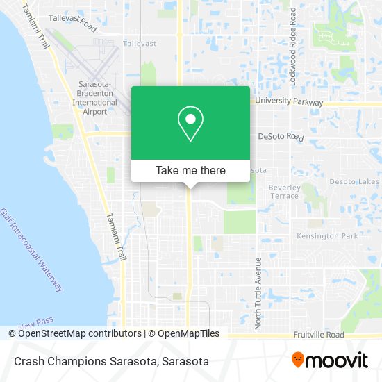 Crash Champions Sarasota map