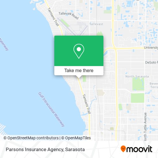 Parsons Insurance Agency map