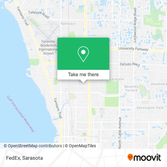 Mapa de FedEx