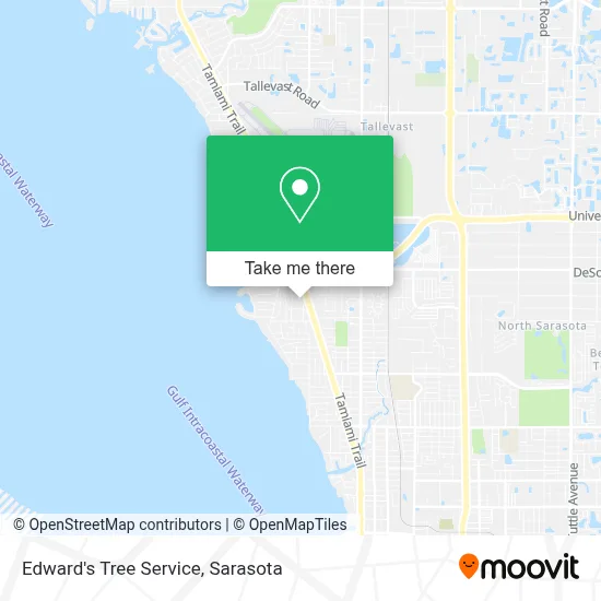Edward's Tree Service map