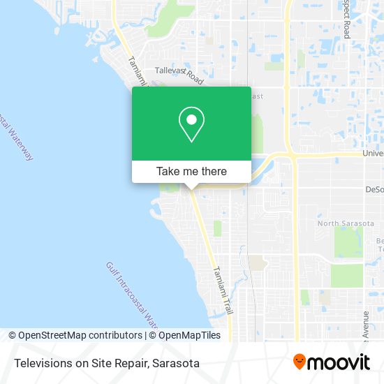 Mapa de Televisions on Site Repair