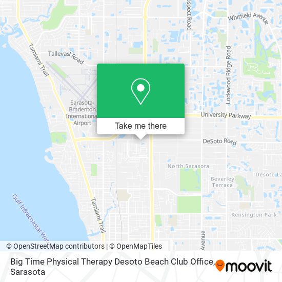 Big Time Physical Therapy Desoto Beach Club Office map