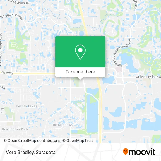 Vera Bradley map