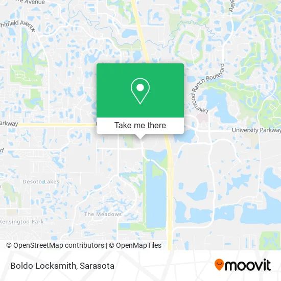 Boldo Locksmith map