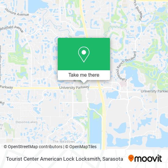 Mapa de Tourist Center American Lock Locksmith