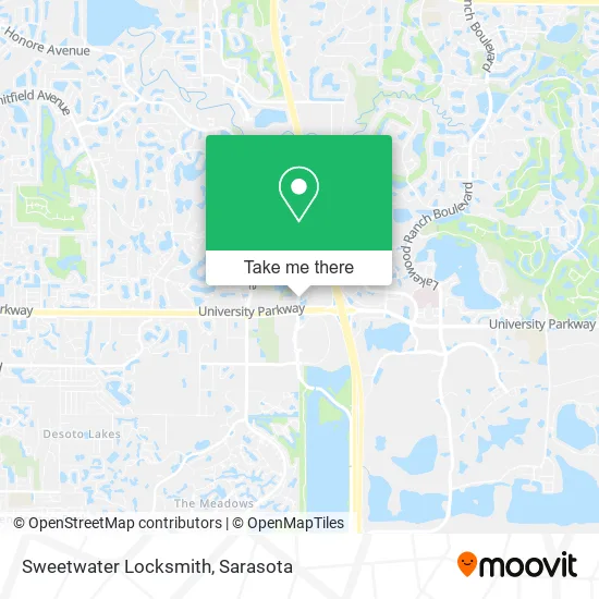 Sweetwater Locksmith map