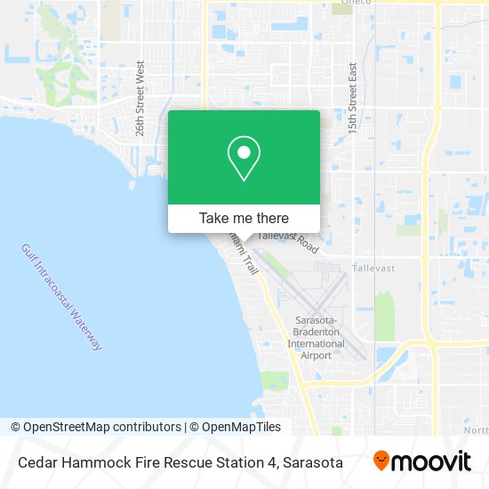 Cedar Hammock Fire Rescue Station 4 map