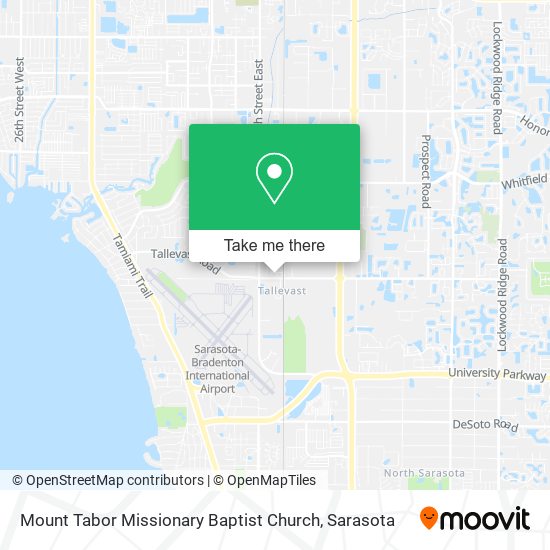 Mapa de Mount Tabor Missionary Baptist Church