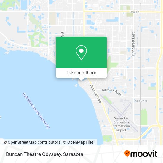 Mapa de Duncan Theatre Odyssey