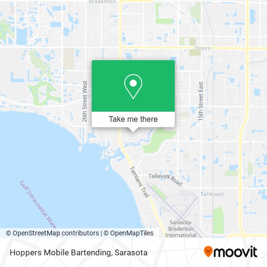 Mapa de Hoppers Mobile Bartending