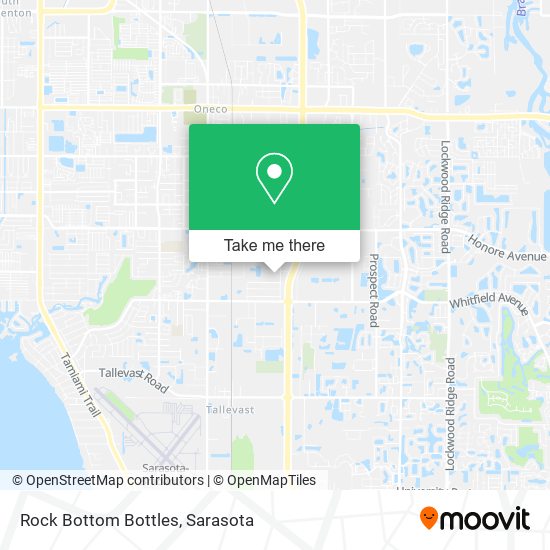 Rock Bottom Bottles map