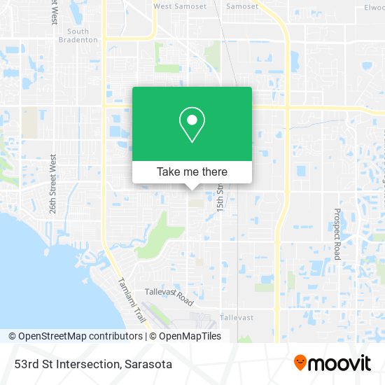 53rd St Intersection map