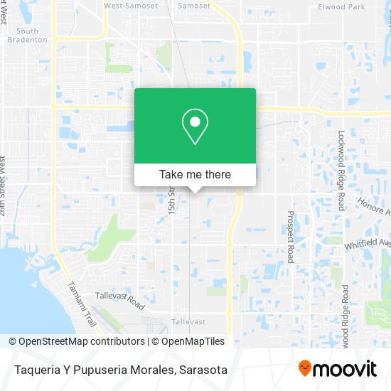Mapa de Taqueria Y Pupuseria Morales