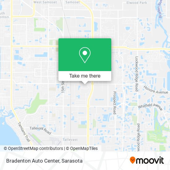 Bradenton Auto Center map