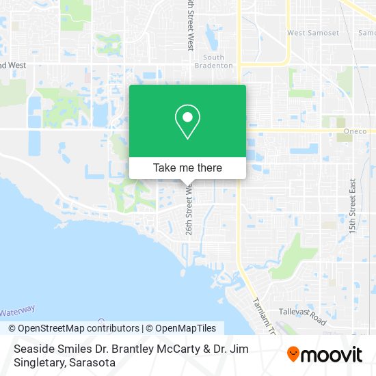 Seaside Smiles Dr. Brantley McCarty & Dr. Jim Singletary map