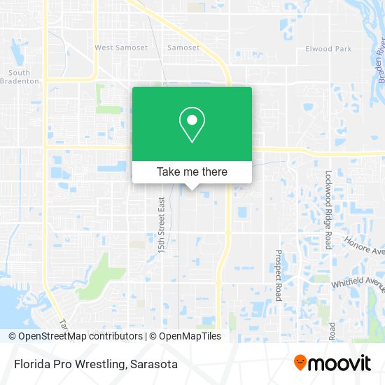 Florida Pro Wrestling map