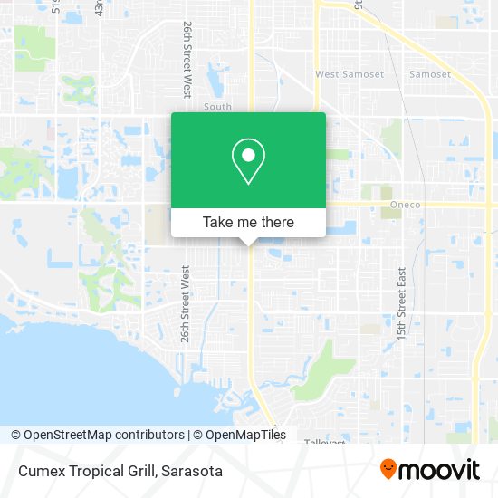 Cumex Tropical Grill map