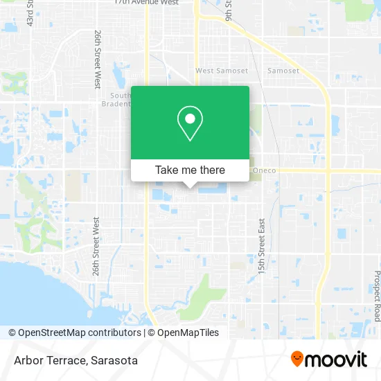 Arbor Terrace map