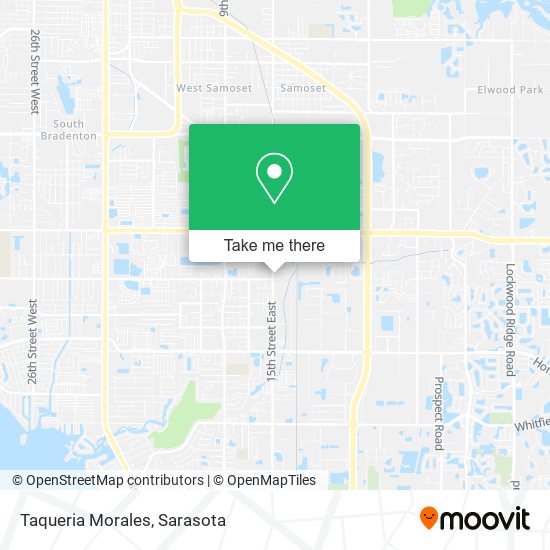 Mapa de Taqueria Morales