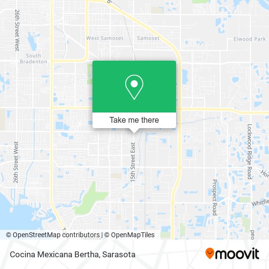 Cocina Mexicana Bertha map