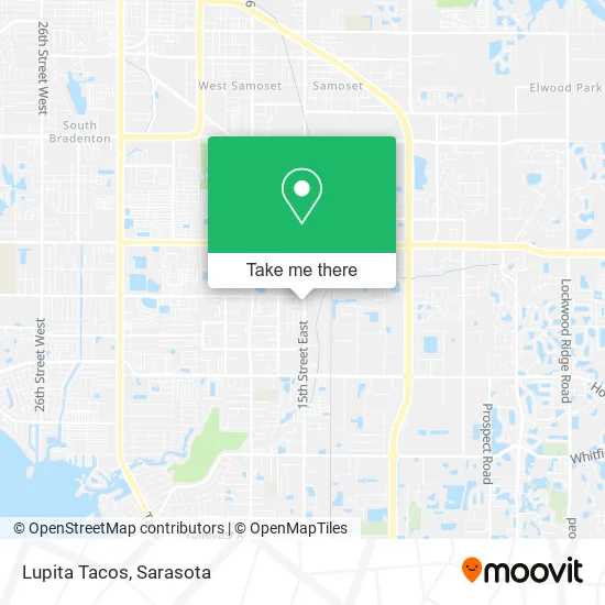 Lupita Tacos map