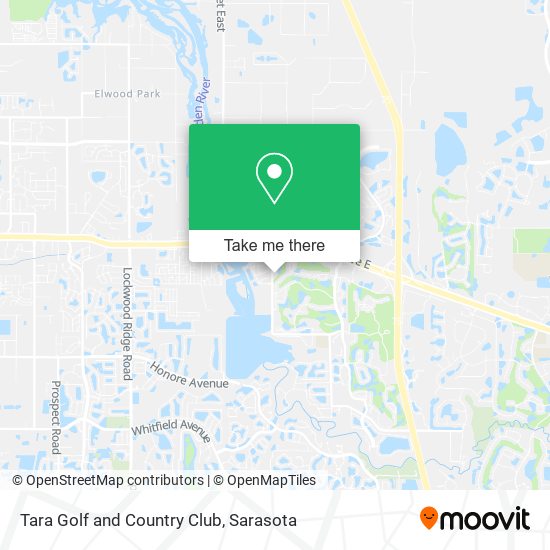 Tara Golf and Country Club map