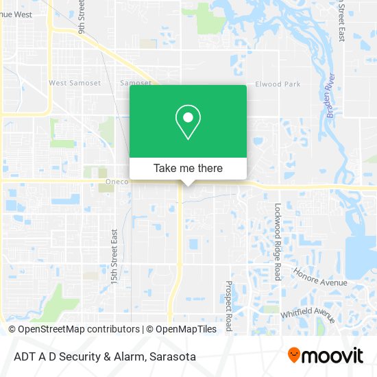 ADT A D Security & Alarm map