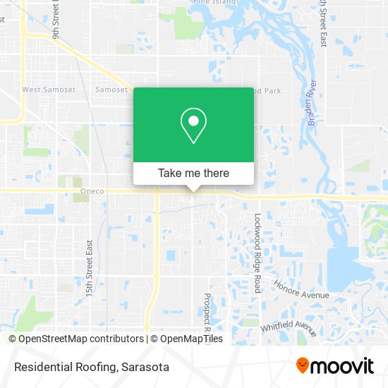 Mapa de Residential Roofing