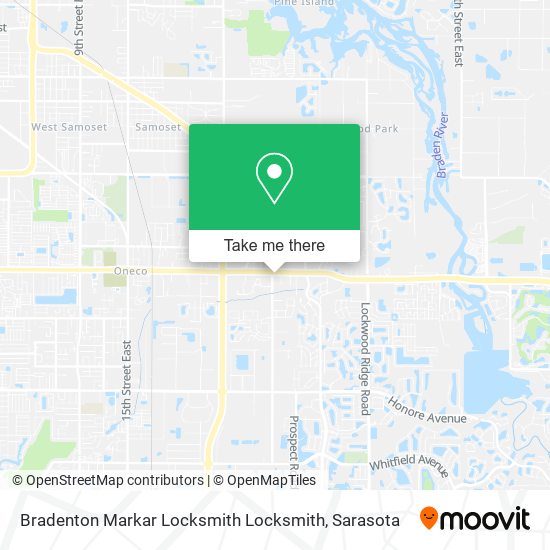 Mapa de Bradenton Markar Locksmith Locksmith