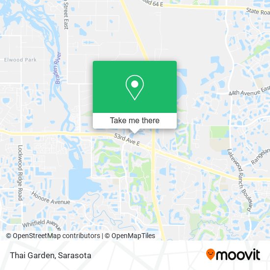 Mapa de Thai Garden