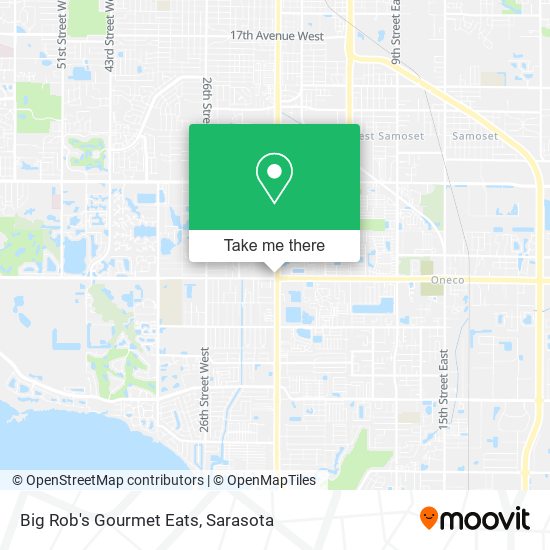 Big Rob's Gourmet Eats map