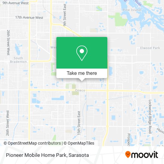 Pioneer Mobile Home Park map