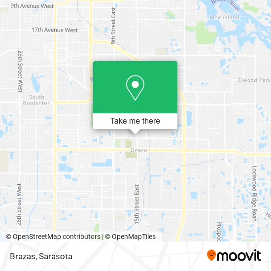 Brazas map