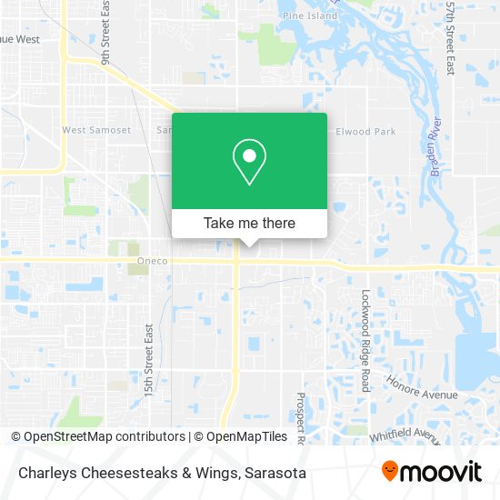 Mapa de Charleys Cheesesteaks & Wings